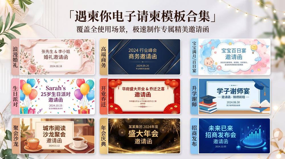 保姆级教程✨乔迁电子请帖吉祥款制作，新手也能5分钟搞定